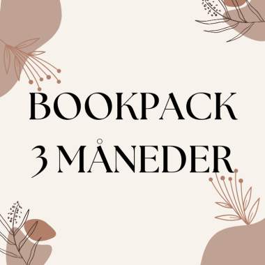 Bookpack 3 måneder