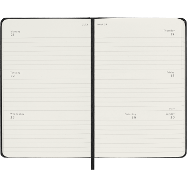 Moleskine 18M Weekly Horizontal Diary