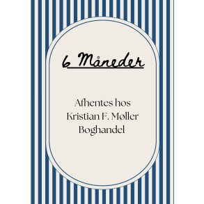 Bookpack 6 m�neder - til afhentning i KFM i Aarhus