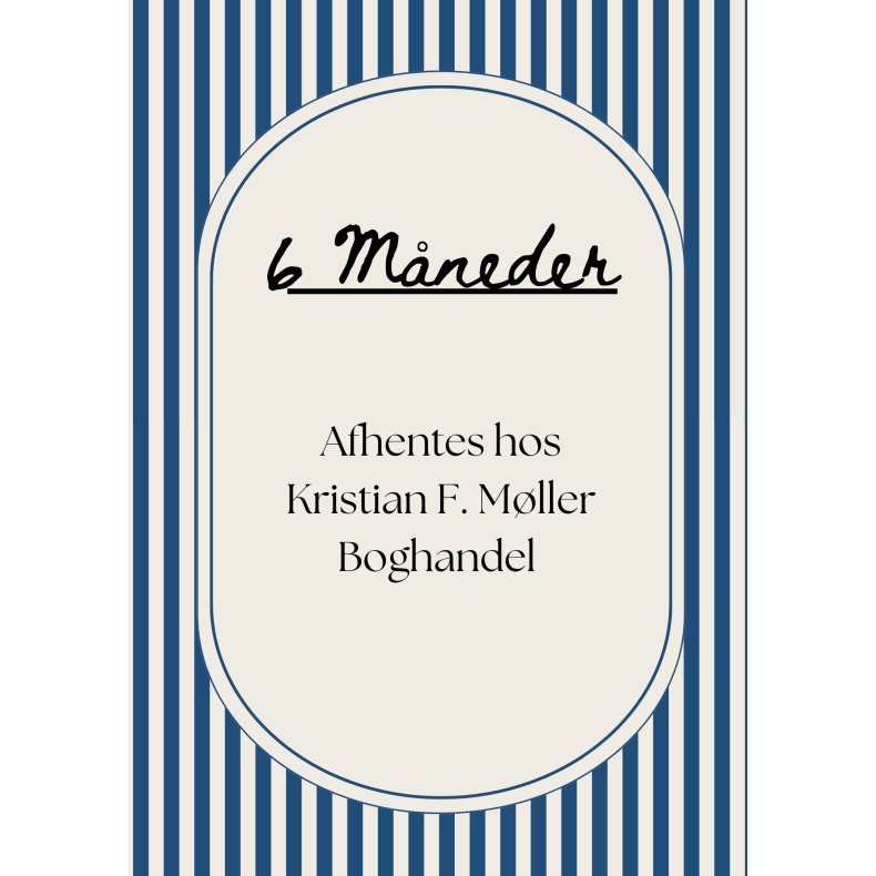 Bookpack 6 m�neder - til afhentning i KFM i Aarhus