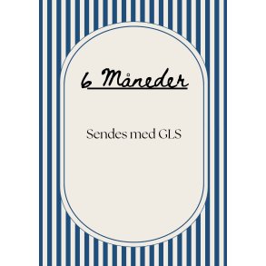 Bookpack 6 m�neder - sendes GLS pakkeshop