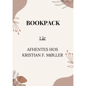 Bookpack 12 mneder - til afhentning i KFM i Aarhus