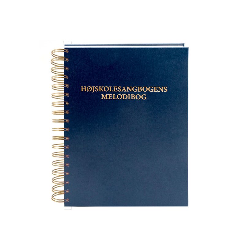 H�jskolesangbogens melodibog m. spiralryg - Klaverarrangementer til sangene i H�jskolesangbogens 19. udgave