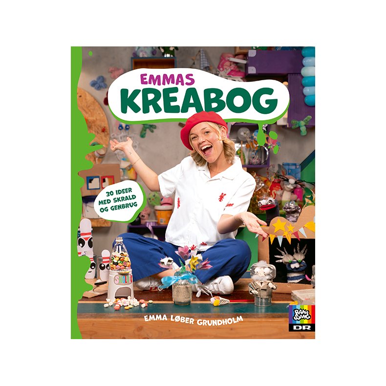 Emma L�ber Grundholm, Emmas kreabog - 30 ideer med skrald og genbrug