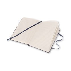 MOLESKINE CLASSIC NOTEBOOK HARD COVER - LARGE SAPHIRE BLUE RULED