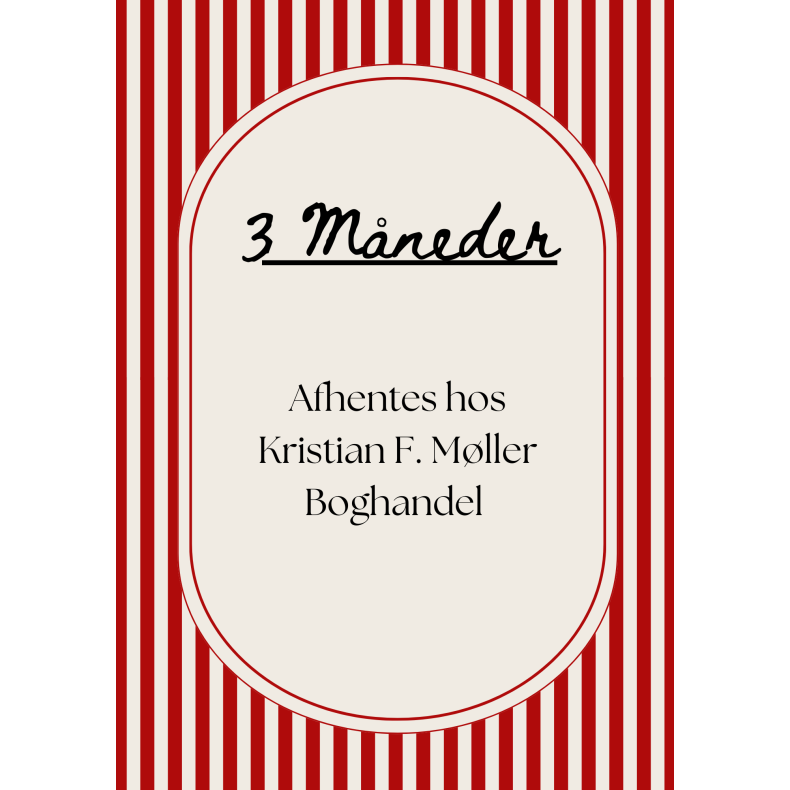 Bookpack 3 m�neder - til afhentning i KFM i Aarhus