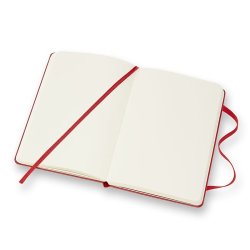 MOLESKINE CLASSIC NOTEBOOK SOFT COVER - LARGE RED PLAIN