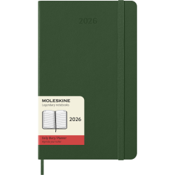 MOLESKINE 12M HARD COVER DAILY DIARY LARGE GREEN 2026