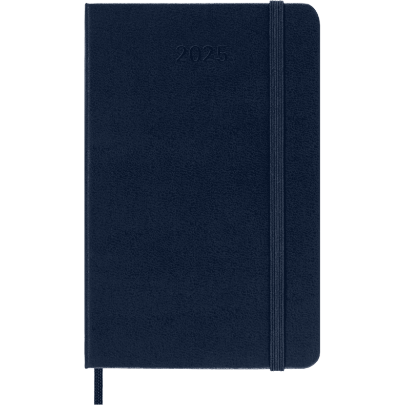 MOLESKINE 12M HARD COVER WEEKLY NOTEBOOK DIARY POCKET BLUE 2025