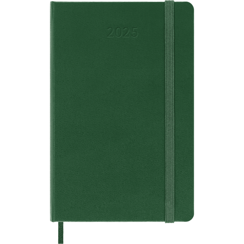 MOLESKINE 12M HARD COVER WEEKLY NOTEBOOK DIARY POCKET GREEN 2025