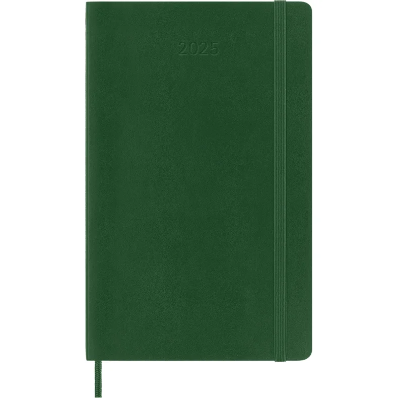 MOLESKINE 12M SOFT COVER DAILY DIARY LARGE GREEN 2025