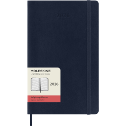 MOLESKINE 12M SOFT COVER DAILY DIARY LARGE SAPHIRE BLUE 2026