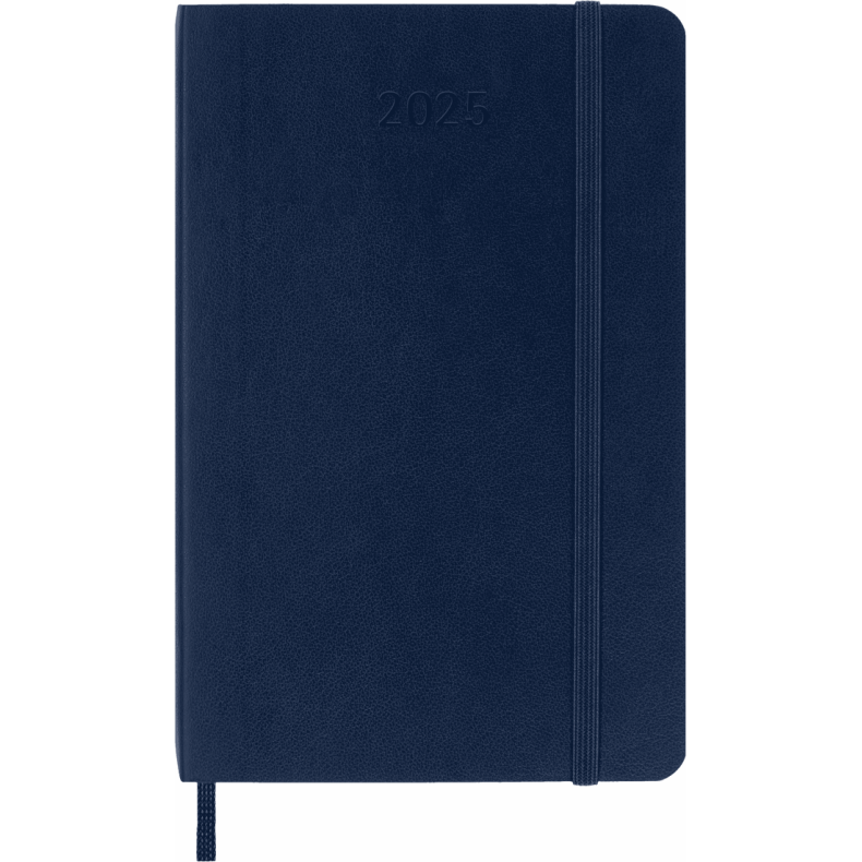 MOLESKINE 12M SOFT COVER DAILY DIARY POCKET BLUE 2025