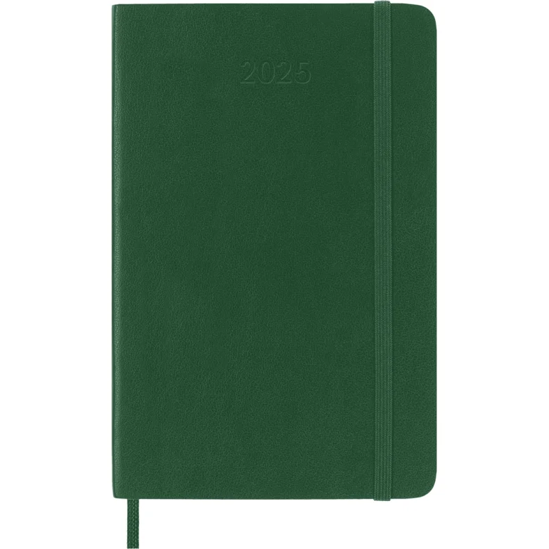 MOLESKINE 12M SOFT COVER DAILY DIARY POCKET GREEN 2025