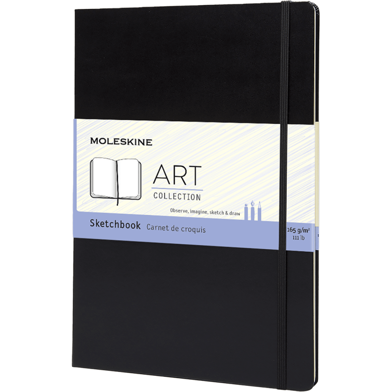 MOLESKINE ART COLLECTION SKETCHBOOK HARD COVER - A4 BLACK