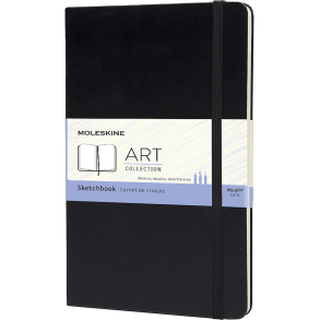 MOLESKINE ART COLLECTION SKETCHBOOK HARD COVER - LARGE BLACK