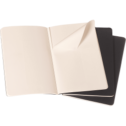 MOLESKINE CAHIER JOURNALS - LARGE BLACK PLAIN (ST M. 3 STK.)