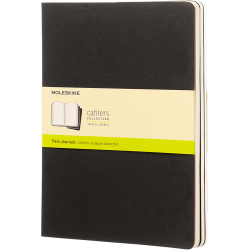 MOLESKINE CAHIER JOURNALS - XL BLACK PLAIN (ST M. 3 STK.)