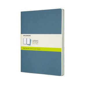 MOLESKINE CAHIER JOURNALS - XL REEF BLUE PLAIN (ST M. 3 STK.)