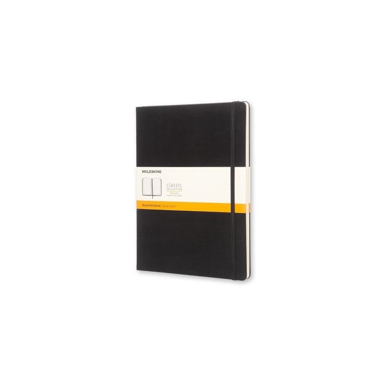 MOLESKINE CLASSIC NOTEBOOK HARD COVER - XL BLACK RULED