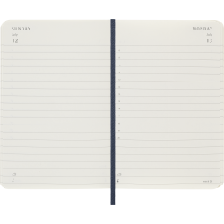 MOLESKINE 12M SOFT COVER DAILY DIARY POCKET SAPHIRE BLUE 2026