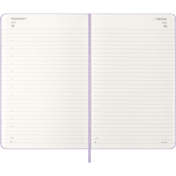 MOLESKINE 12M HARD COVER DAILY DIARY LARGE PASTEL LILAC 2026