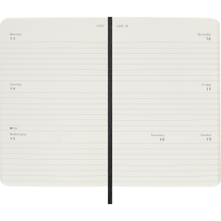 MOLESKINE 12M HARD COVER WEEKLY HORIZONTAL DIARY POCKET BLACK 2026