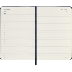 MOLESKINE 12M HARD COVER DAILY DIARY POCKET SAPHIRE BLUE 2026
