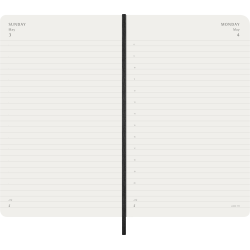 MOLESKINE 12M HARD COVER DAILY DIARY LARGE BLACK 2026