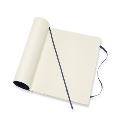 MOLESKINE CLASSIC NOTEBOOK SOFT COVER - XL SAPHIRE BLUE PLAIN