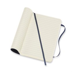 MOLESKINE CLASSIC NOTEBOOK SOFT COVER - POCKET SAPHIRE BLUE RULED
