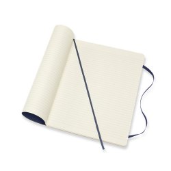 MOLESKINE CLASSIC NOTEBOOK SOFT COVER - XL SAPHIRE BLUE RULED
