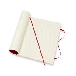 MOLESKINE CLASSIC NOTEBOOK SOFT COVER - XL RED RULED