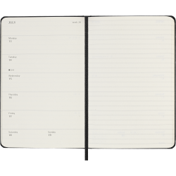MOLESKINE 18M HARD COVER WEEKLY NOTEBOOK DIARY POCKET BLACK 2025-26