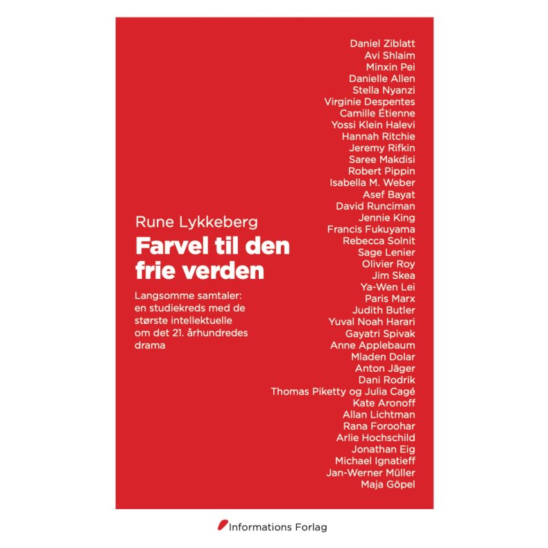 Rune Lykkeberg, Farvel til den frie verden - Langsomme samtaler