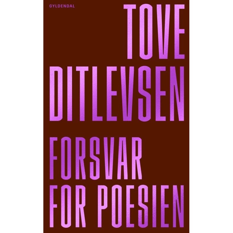 Tove Ditlevsen, Forsvar for poesien